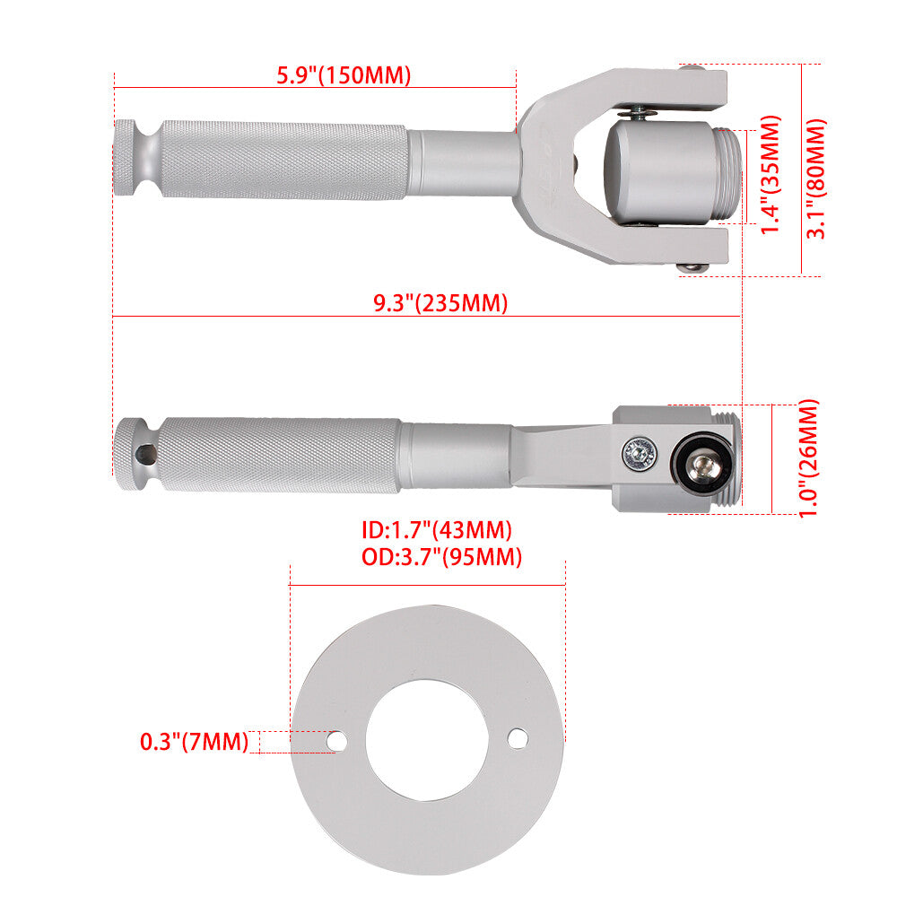 Belt Changing Tool for Can-Am Maverick X3 Max Turbo 64/72 Clutch Removal Kit