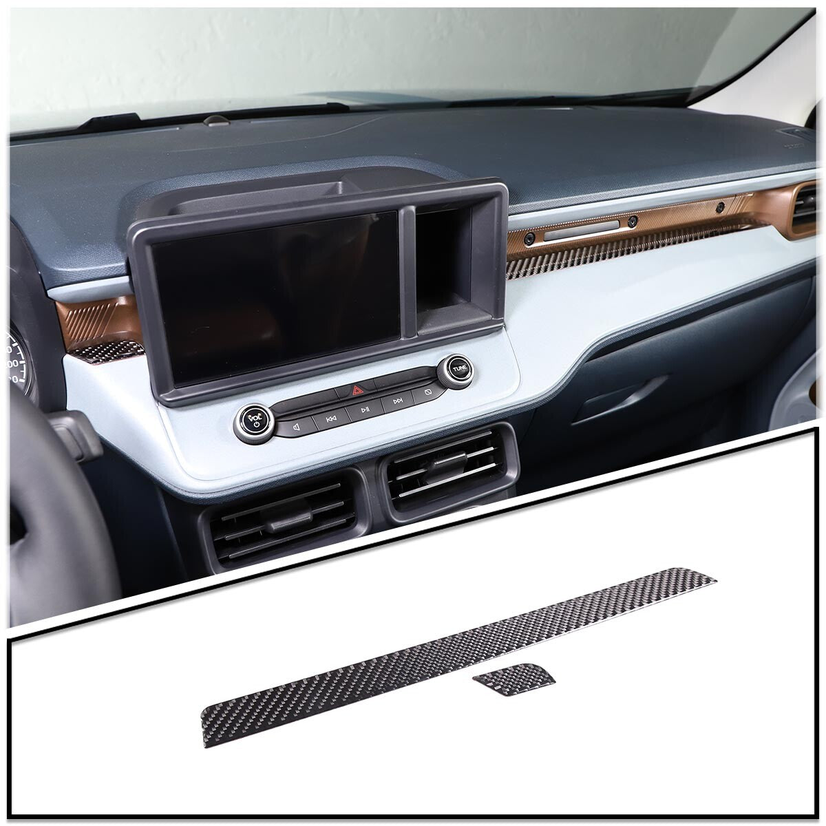 Red Carbon Interior Trim A-Pillar Speaker Panel Covers for Infiniti G25 G37 2007-2013- v