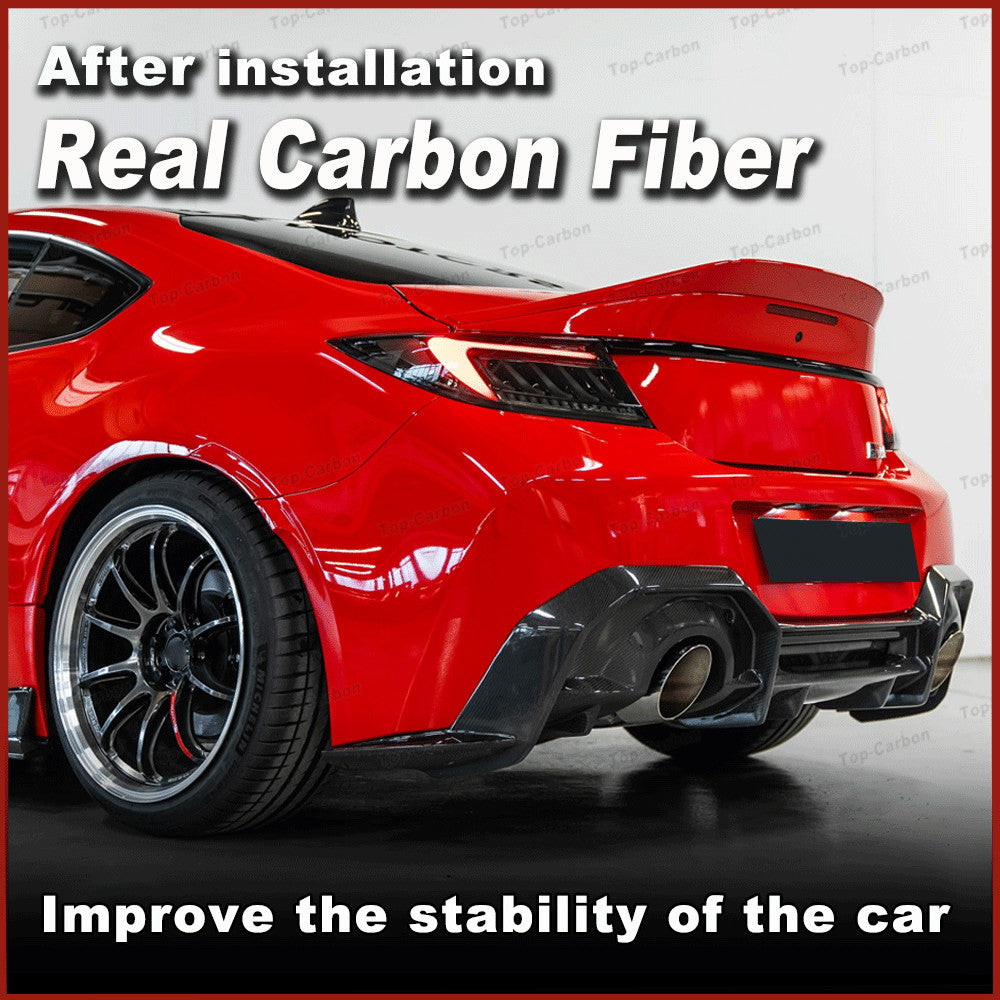 REAL Carbon Fiber Rear Lip Diffuser Fit for Toyota GR86 ZN8 for Subaru BRZ ZC8 22-24