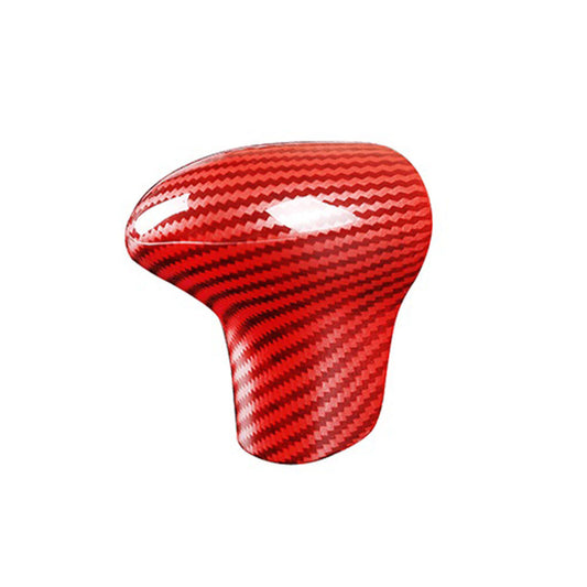 1 piece of carbon fiber style red gear shift knife cover trim for Audi A4, B8, A5, A6, A7, Q7- n