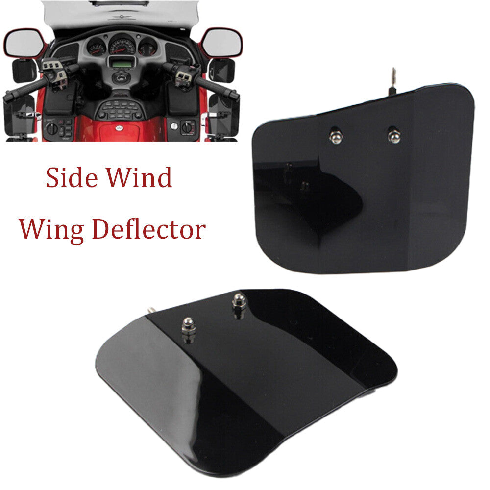 Motorcycle handguards, air wing deflector, windshield mount for Honda GL1800- n
