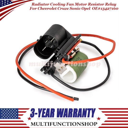 Radiator Fan Motor Resistor Relay 13427160 for Chevrolet for Cruze Sonic for Opel 1.4L Q