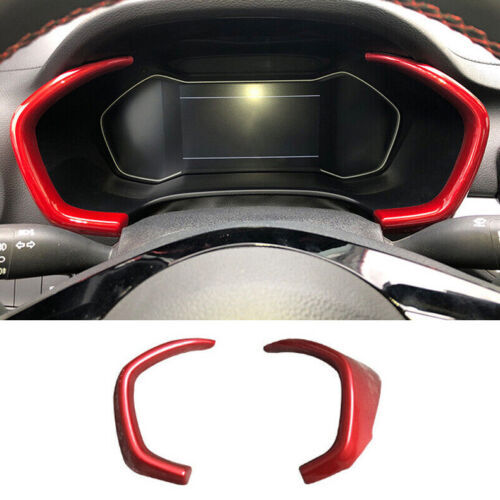 for Kia Forte/K3 2019-2021 Red Interior Dashboard Instrument Frame Trim Cover 2X