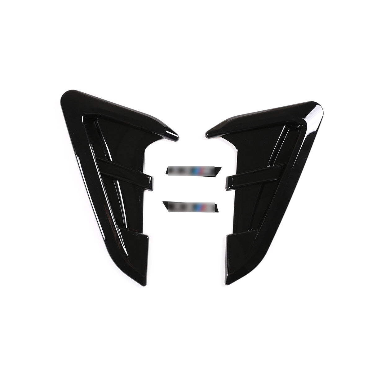 Glossy black ABS side fender vent socket cover suitable for BMW X3 G01 X4 G02 2018-22
