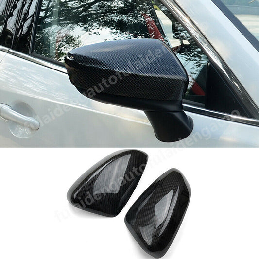 for Mazda 6 Atenza 14-2017 Carbon Fiber Exterior Side Mirror Molding Cover Trims