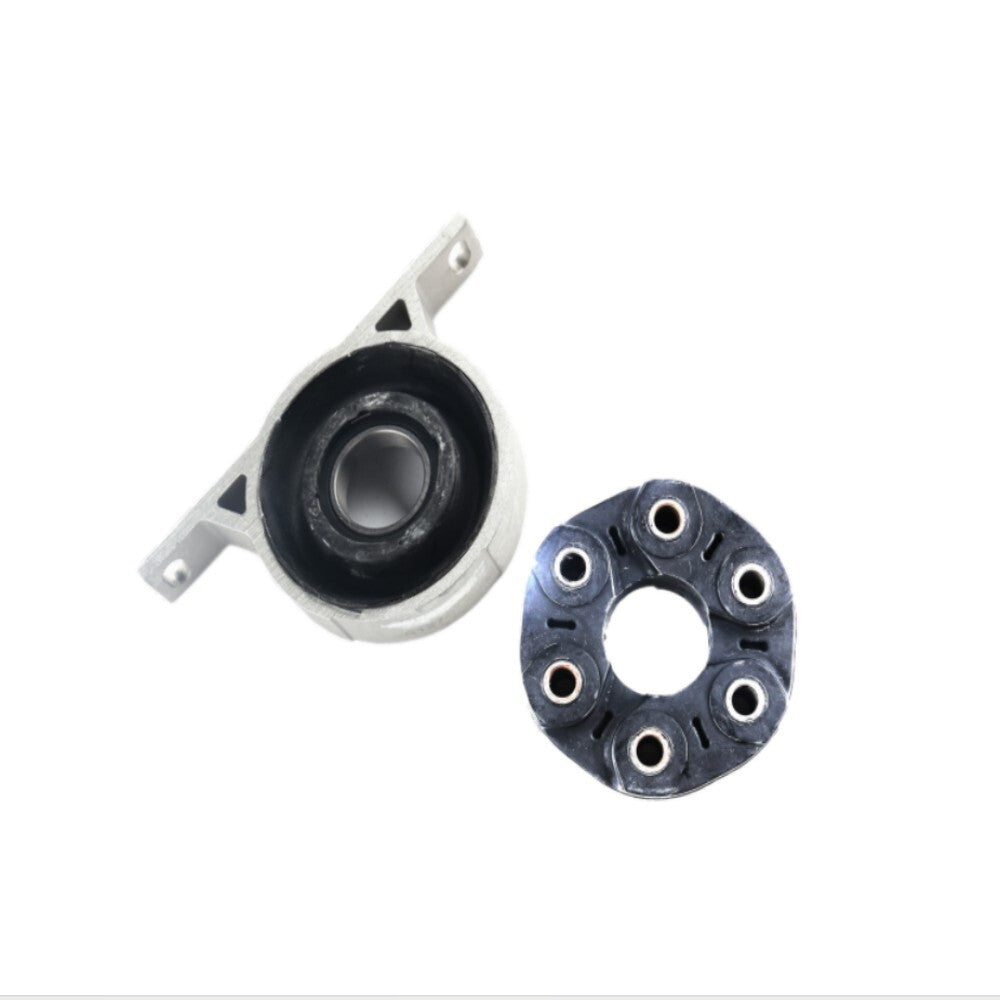Set of 2 Driveshaft Flex Disc+Center Support Bearing Fit For 525i 528i 530i 535i Q