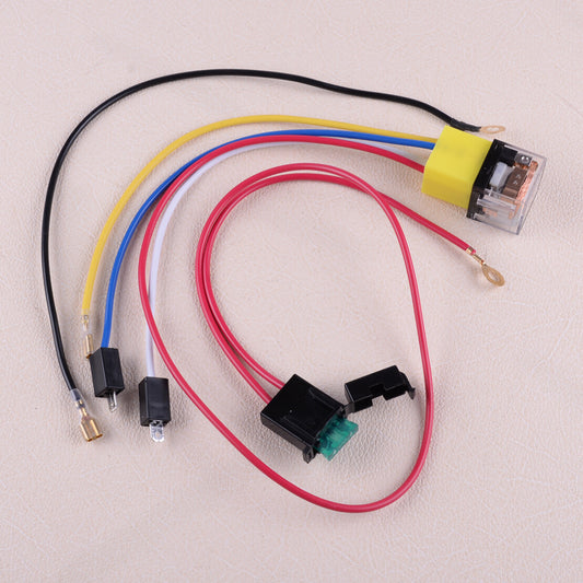 Dual Tone Air Horn Harness Relay Connector fit for Universal Car Truck Van v