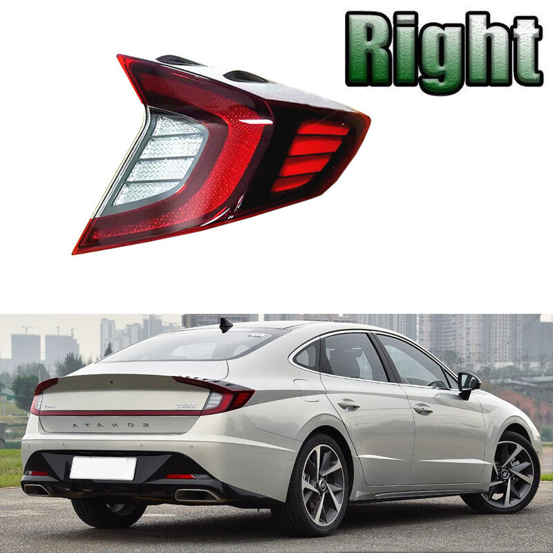 Right Tail Light Brake Signal Lamp for Hyundai Sonata 10th 2020-2021 Halogen v