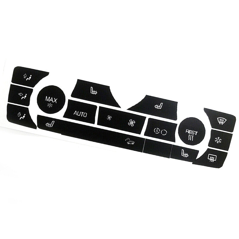 AC Dash Button Repair Decal Sticker Fit for BMW 325i 328i E90 E91 E92 2006-2011