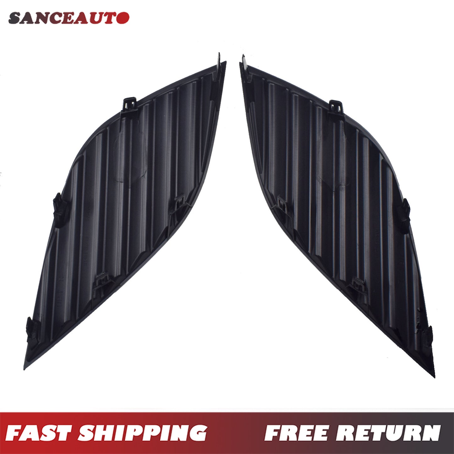 Front bumper fog light protector bezels for 2018-2019 for Camry SE XSE driver and passenger. n