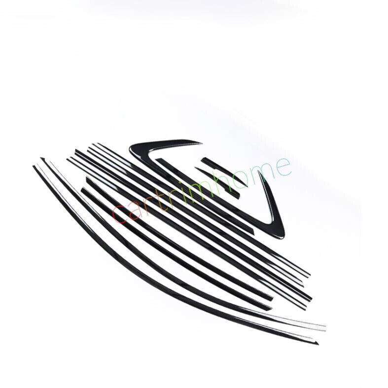 23-25 Fit for Honda Accord Black Car Window Molding Trim Stainless Strip B n