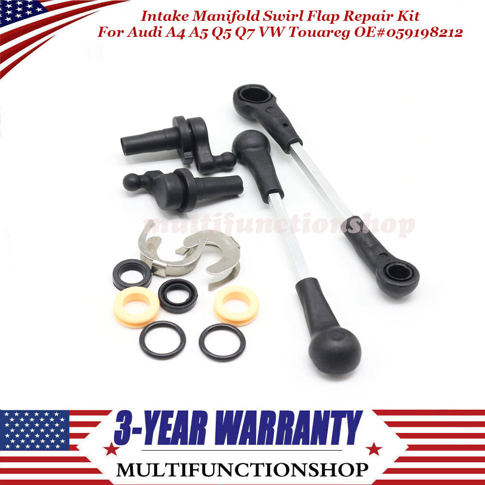 Intake manifold vortex flap repair kit 059198212 suitable for Audi for A4 , for A5 , Q5, Q7, and for VW Touareg. Q