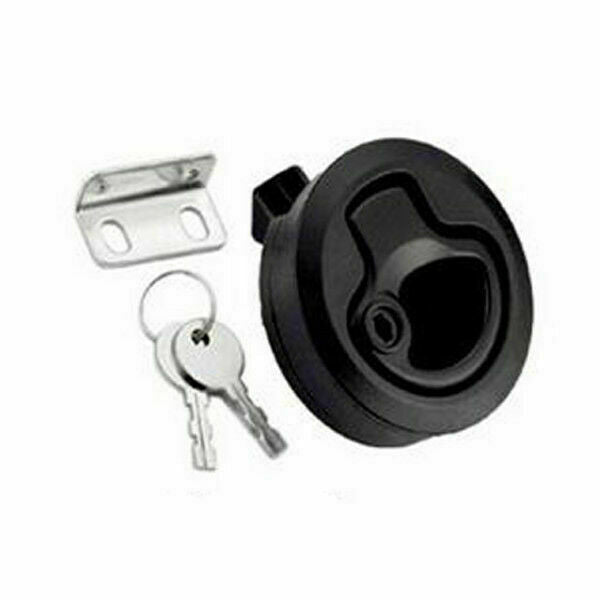 2-inch punch-pull grand slam latch, round latch suitable for RVs, boat decks, 1/4-inch door cabinets - n