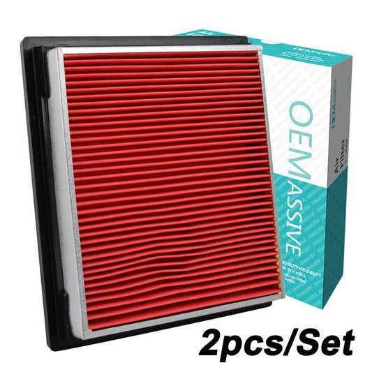 2x Engine Air Filter for Nissan 350Z 370Z for Infiniti EX35 EX37 Q60 QX50 16546JK20A Q