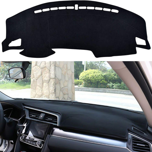 Leather Dashboard Cover Sunshade Pad Dash Mat for Honda for Civic 2016-2021 Sedan
