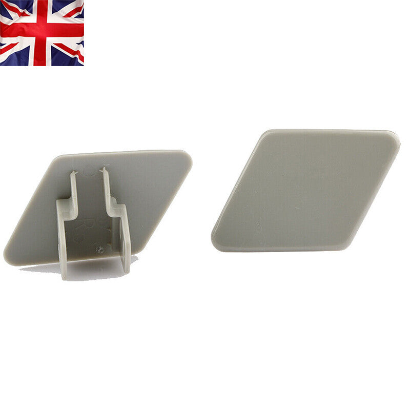 2pcsFront Headlight Cover Washer Nozzle Jet Cap For 2005-2008 for BMW E90 E91