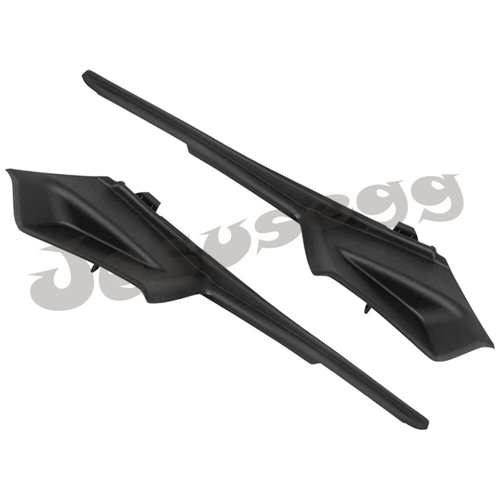 2pcs Fit for 2011-2020 for Toyota for Sienna Right+Left Fender Cowl Hood Side Seal Black