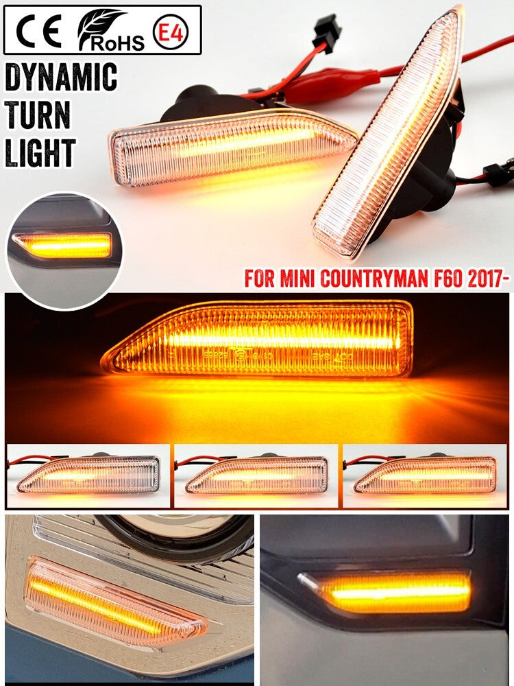Dynamic Side Marker Turn Light for Mini Countryman F60 2017-2020