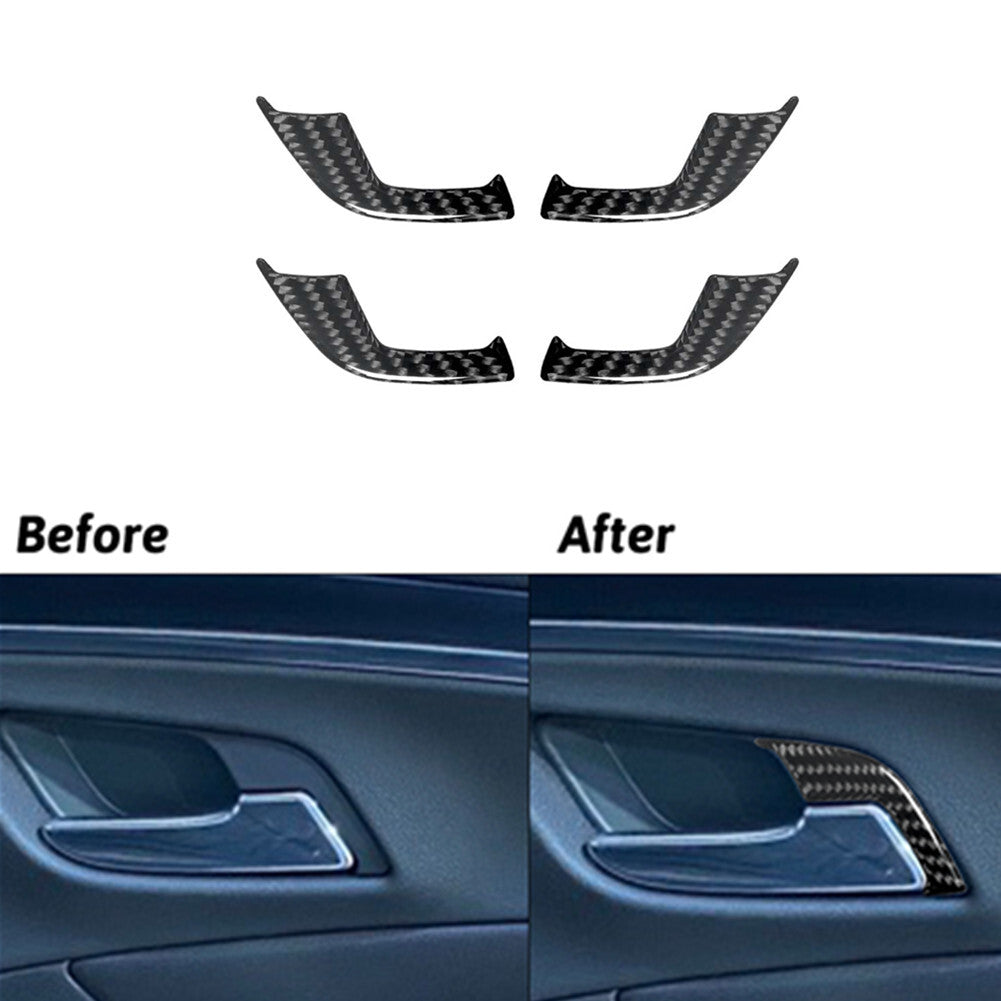 Red Carbon Fiber Steering Wheel Button Cover Type D for Camry 2007-2011 v
