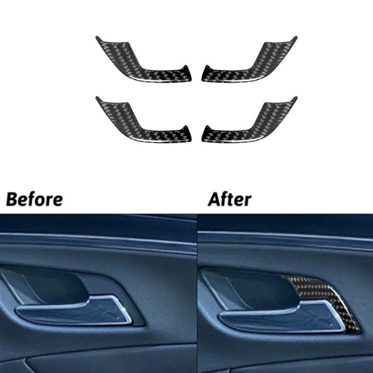 Red Carbon Fiber Steering Wheel Button Cover Type D for Camry 2007-2011 v