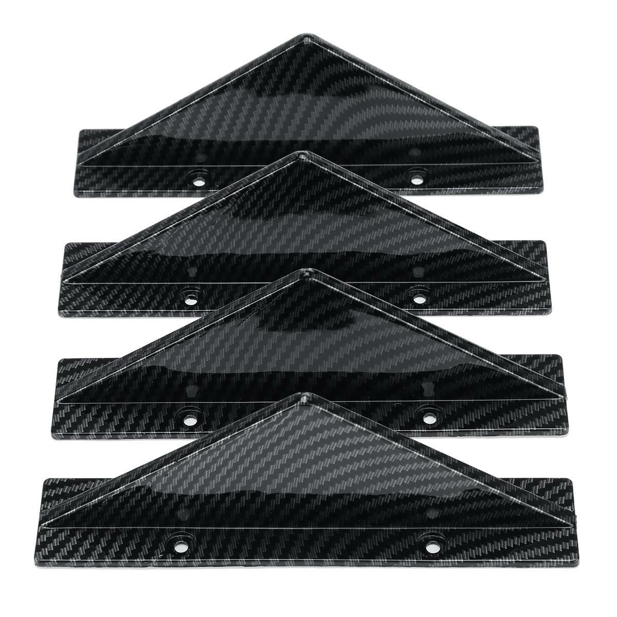 4x rear lower bumper diffuser splitter lip shark feet carbon fiber General Motors