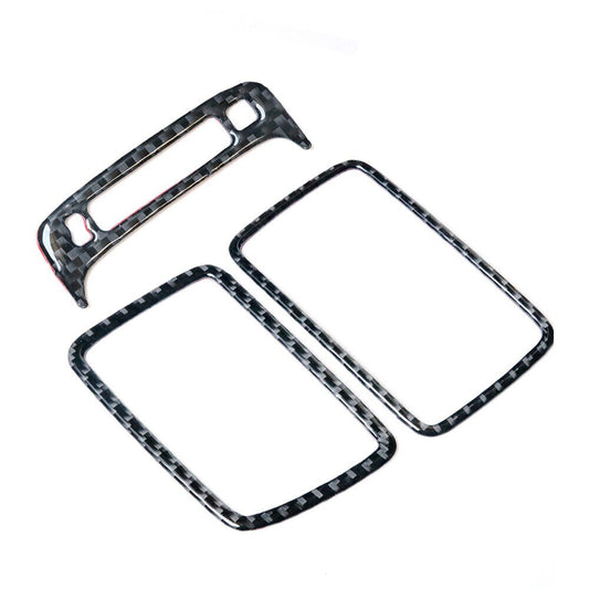 Carbon Fiber for Co -pilot Air Vent Outlet Trim Cover for Honda for Civic Coupe 13-15 New n