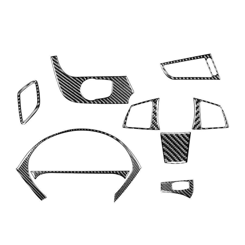 LHD Carbon Fiber Black Interior Steering Wheel Cover Trim for BMW Z4 E89 2009-16
