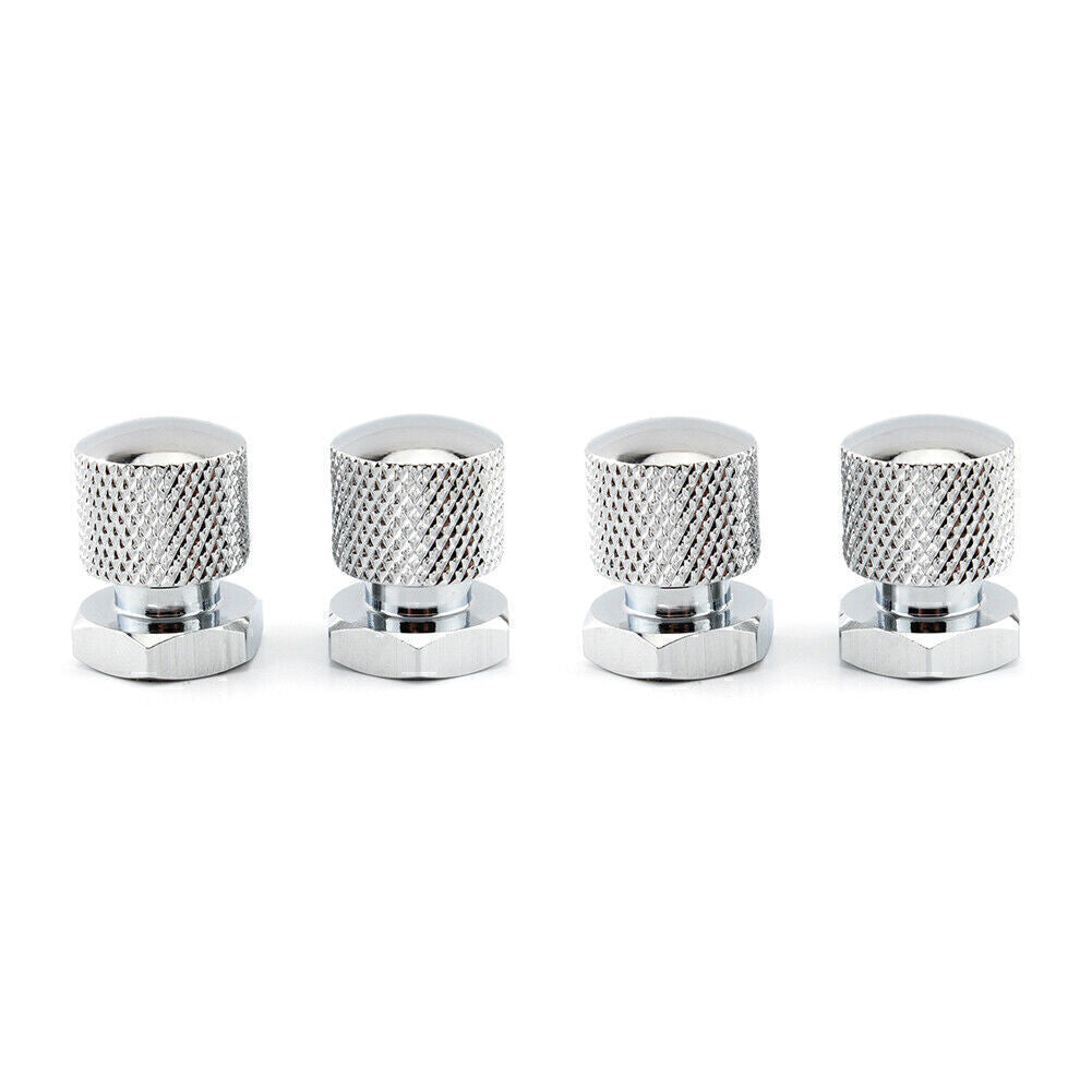 for Harley Davidson Touring Silver Solo for Seat Nuts Mounting Nuts 1/4-20 Thread