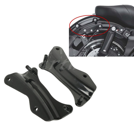 Black 4 Point Docking Hardware Kit Detachable for Harley Road King FLH 2014-2016 Q