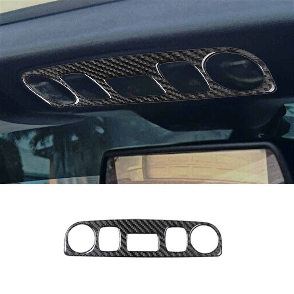 Carbon Fiber Top Console Panel Trim Cover Sticker for Audi TT 8N 2001-2006 TypeB