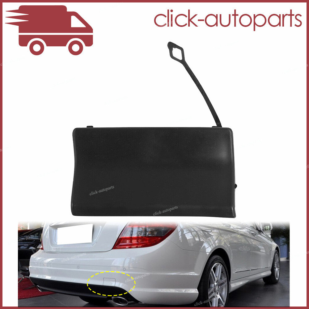 Rear Bumper Tow Hook Cover Cap Unprimed for Mercedes W204 C280 C300 C350 C63 AMG Q