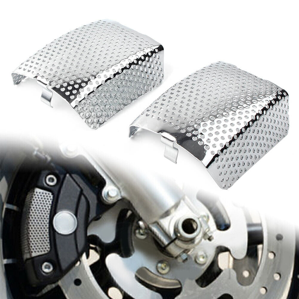 for Harley V-Rod Muscle VRSCF Touring 2008-19 Chrome Front Caliper Inserts Cover Q