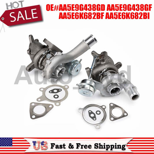 RH+LH AA5E9G438GD Turbo Turbocharger for FORD EXPLORER FLEX TAURUS for LINCOLN MKT