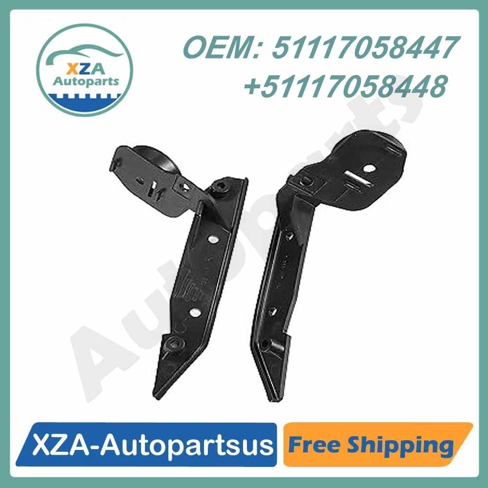 1 Pair LH+RH Front Bumper Cover Fender Support for BMW E90 E91 325i 328i 335i Q