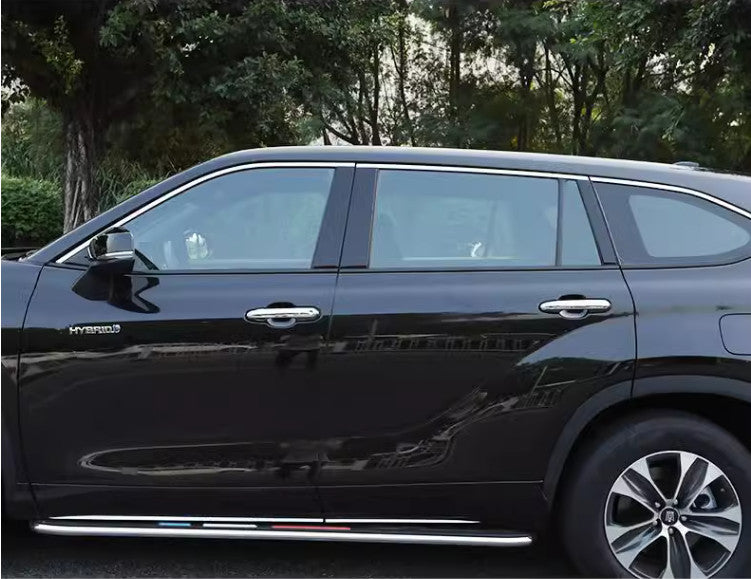 Chrome Door Handle Cover Molding Trim For RAV4 2019-2024 v