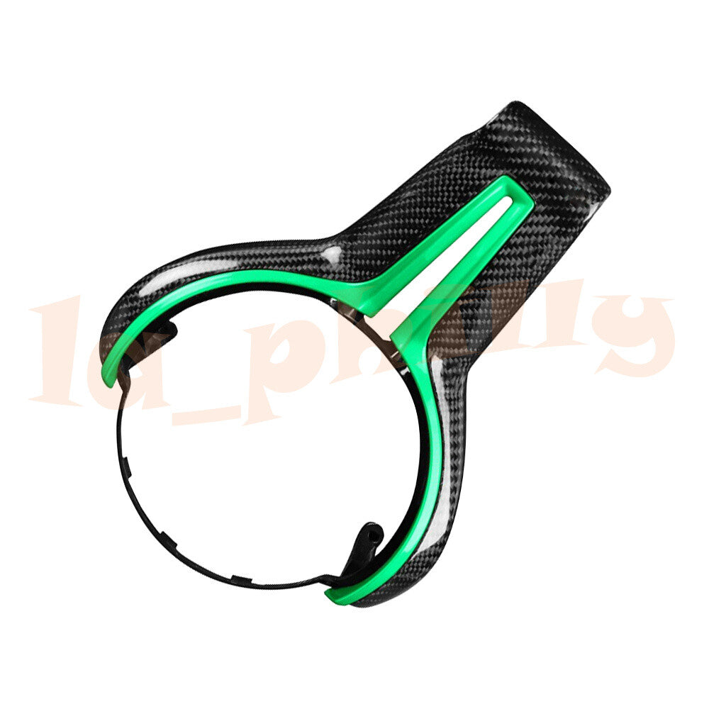 Steering Wheel Trim Replace Carbon Fiber Green fits for BMW M2 F87 M3 F80 M4 F82 F12