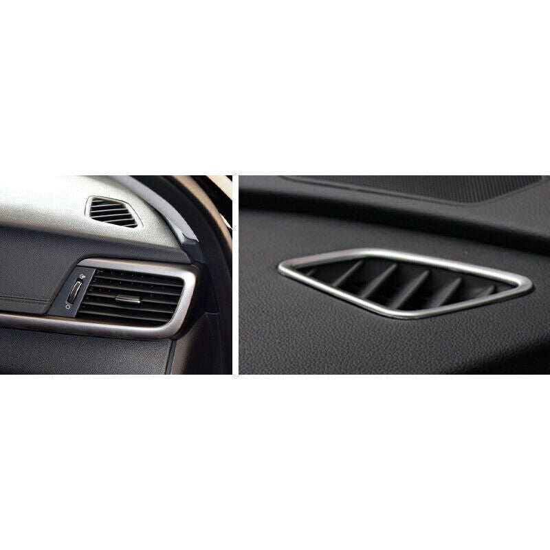 Car Instrument LR Air Outlet Vent Trim for Kia K5 Optima 2016-2020 Matte Silver