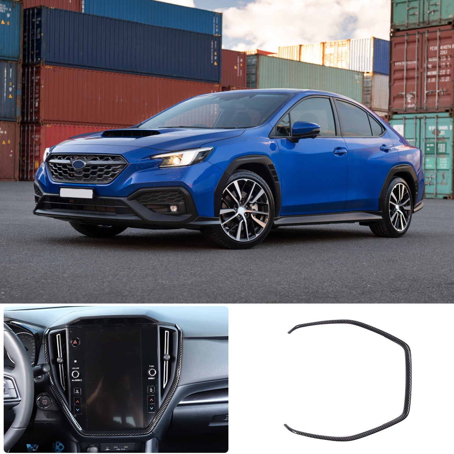for Camry 2018-2023 Carbon Fiber Mirror Rain Eyebrows Cover- v