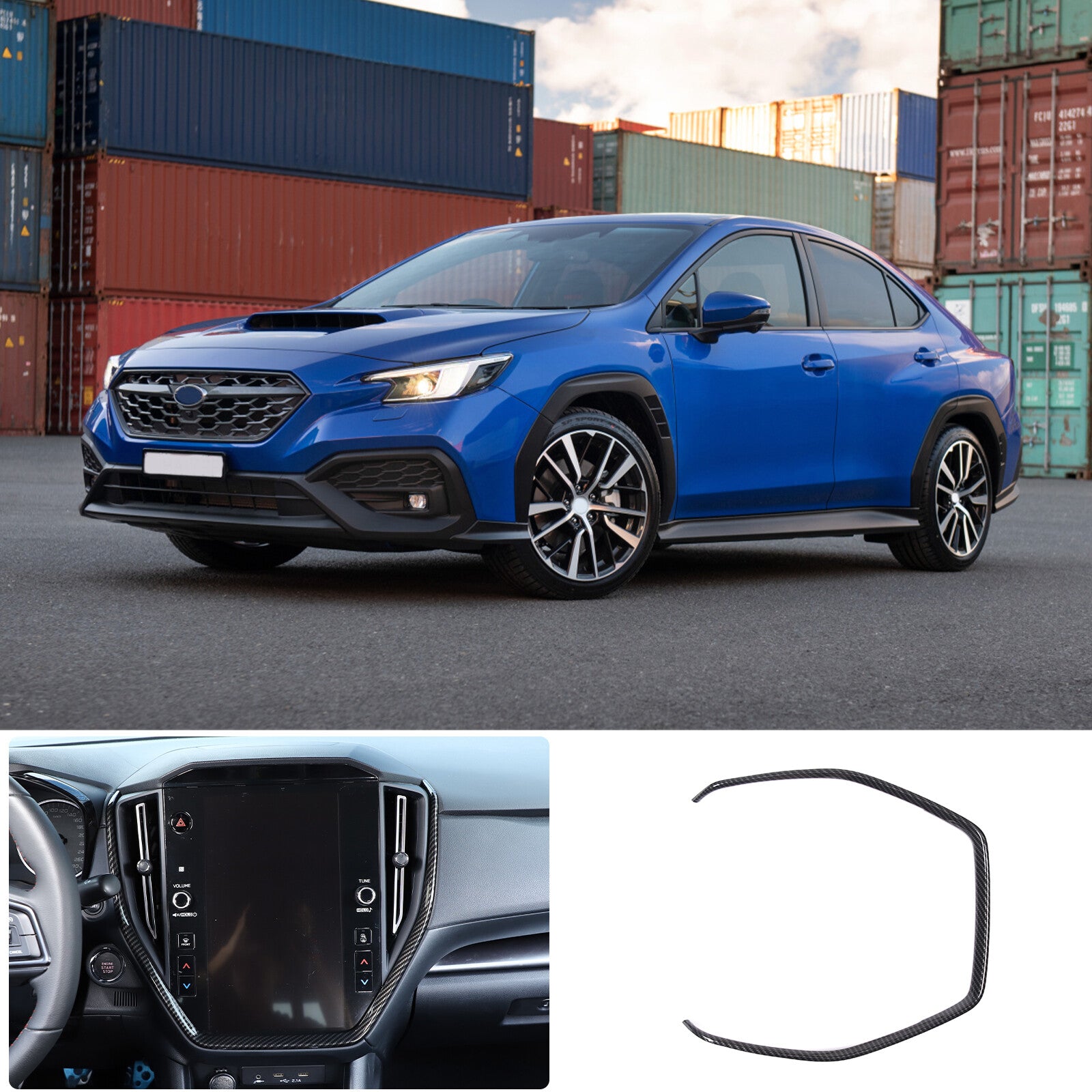 for Camry 2018-2023 Carbon Fiber Mirror Rain Eyebrows Cover- v