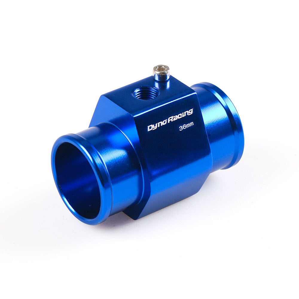 36mm Blue Water Temp Temperature Joint Pipe Sensor Gauge Radiator Hose Adapter