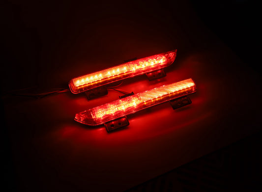LED Rear Bumper Reflector Fog Brake Turn Indicator Lights for Ford F-150 Series