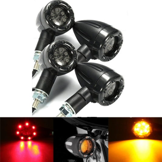 4 × LED Turn Signals Light for Honda Shadow VT ACE Aero Spirit VLX 600 750 1100 Q