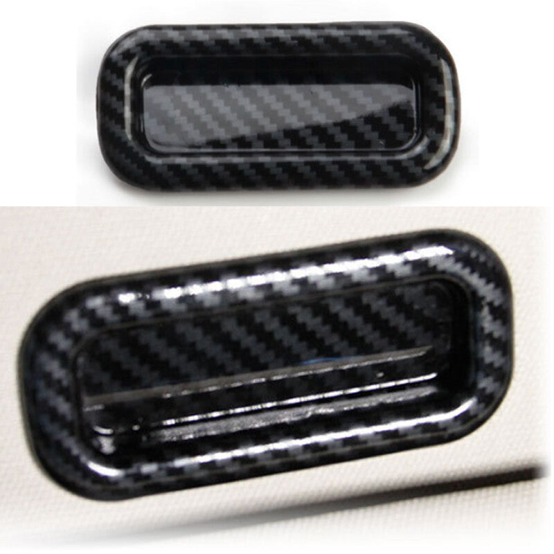 for Dodge Durango 2014-2021 Skylight Door Bowl Handle Carbon Fiber Trim