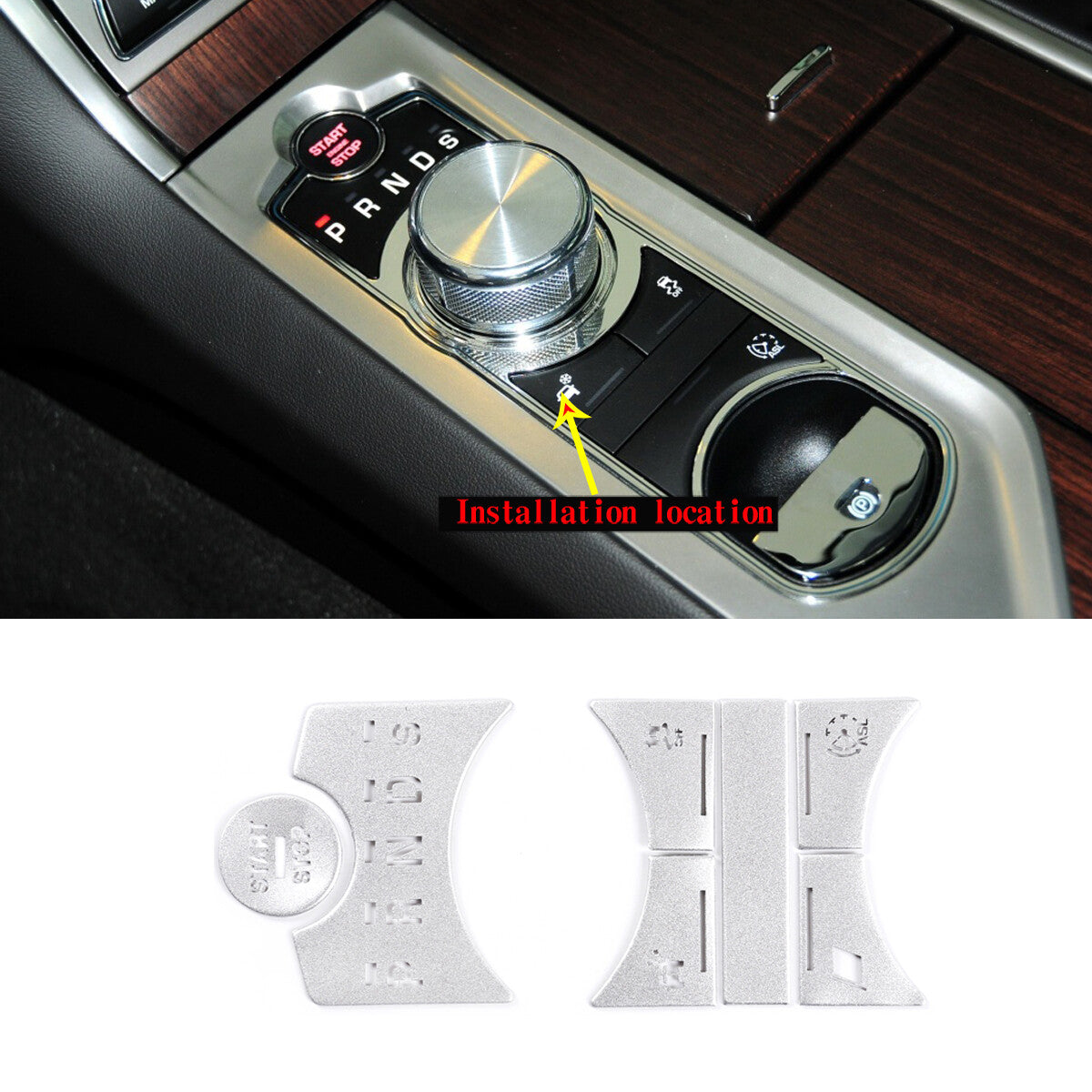 Titanium Console Circuit Frame Cover Trim for Subaru Forester 2019-2022- v