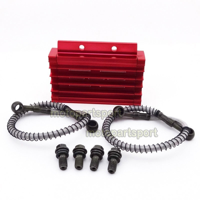 CNC Alloy Cooling Radiator Oil Cooler For 125cc 140cc YX for Lifan Zongshen Pit Bike Q