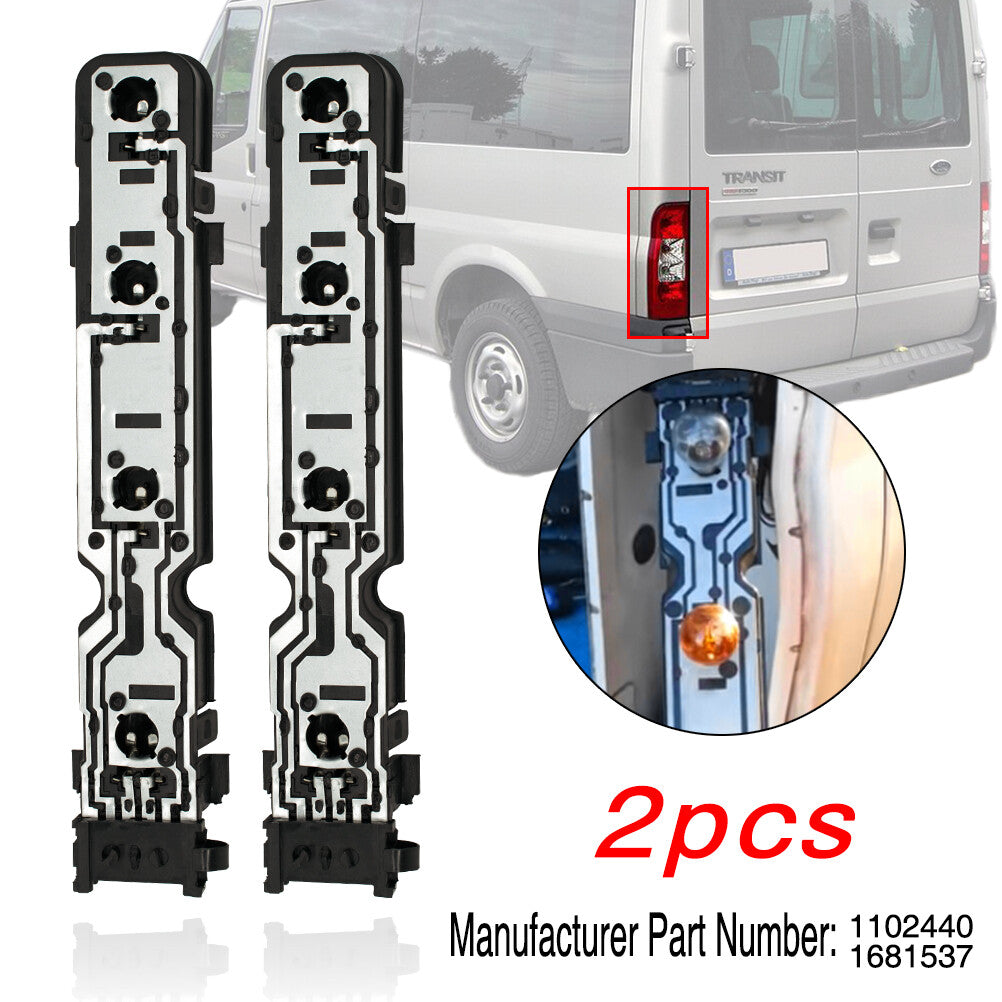 2 X for Ford Transit MK6 MK7 00-14 Rear Tail Light Lamp Bulb Holder Lens Cluster