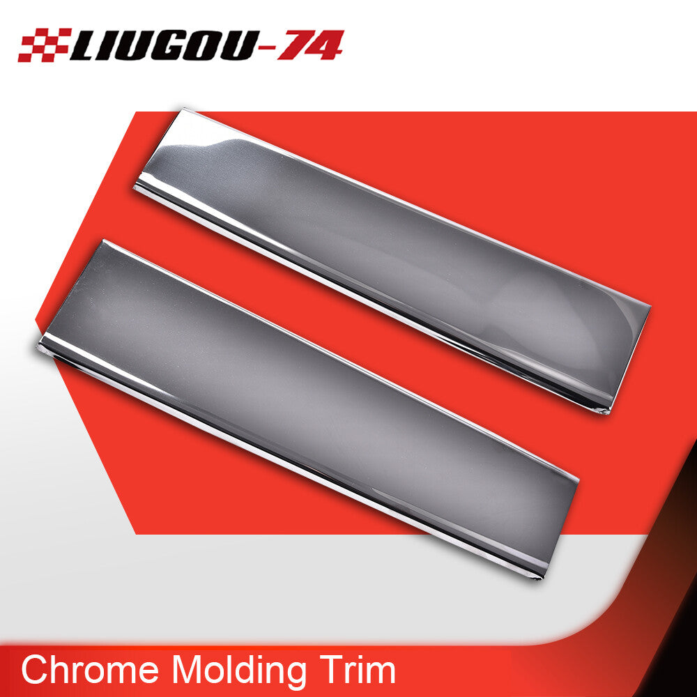 Brand new Cutlass Supreme lower fender chrome trim kit for sizes 81-88.
