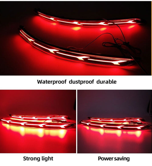for Hyundai for Elantra 2017-2018 Rear Bumper Reflector Brake Tail Light Fog Lamp S n