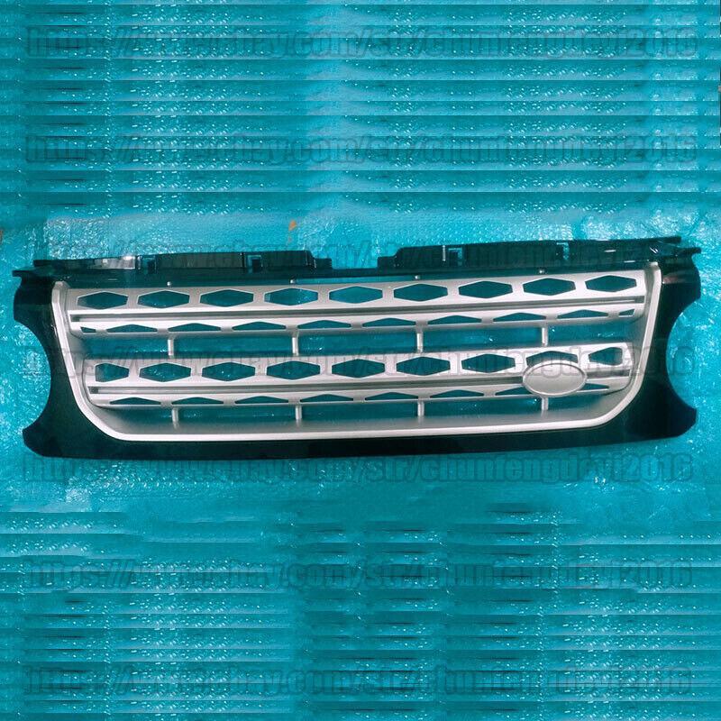 GLOSSY BLACK silver FRONT GRILLE for LAND ROVER L319 DISCOVERY 4 2010-2013
