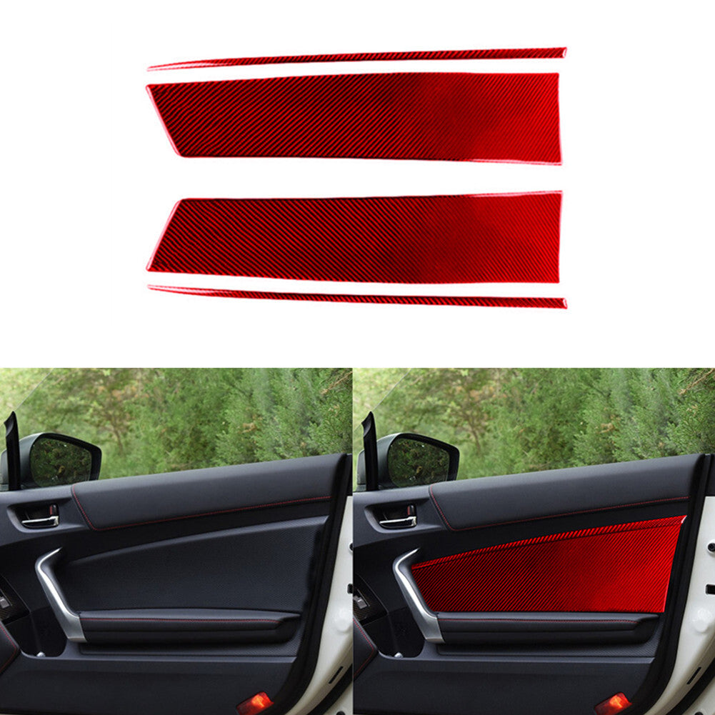 Carbon Fiber Center Console Control Cover Trim for Passat 2006-2011 v